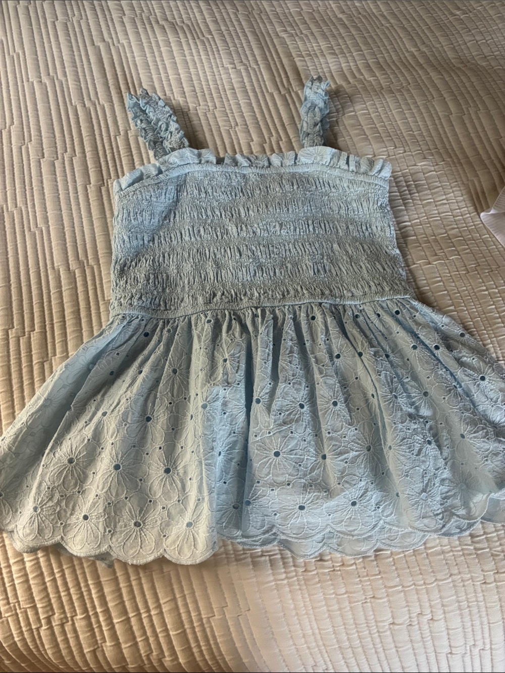 Altar’d state blue babydoll top